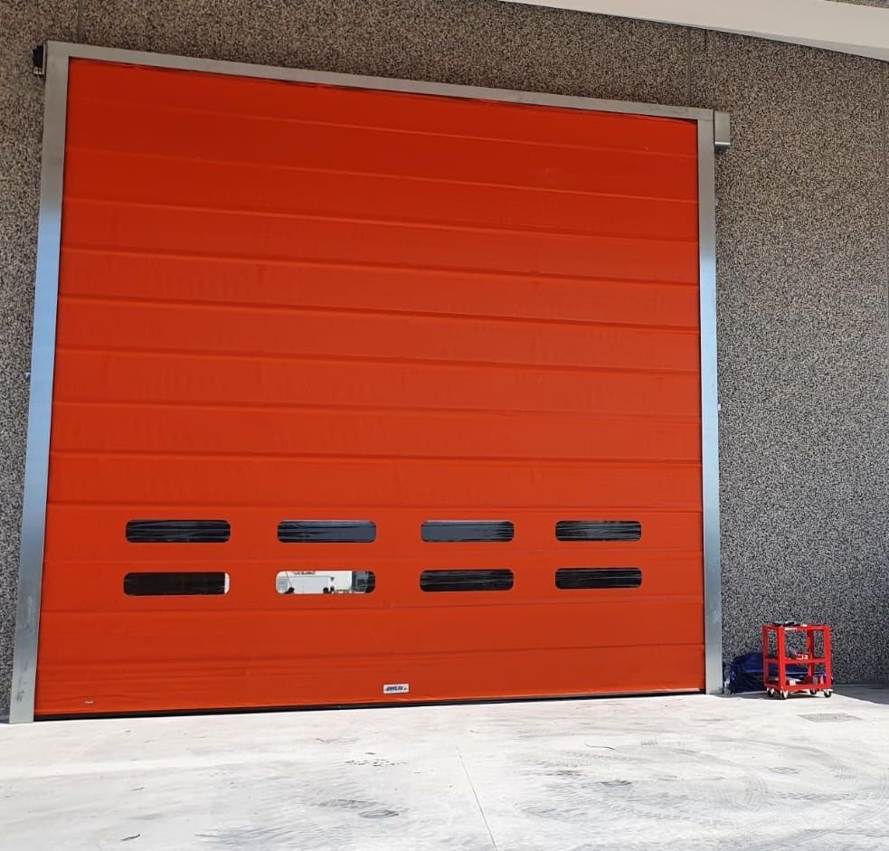 Porta rapida ad impacchettamento arancione